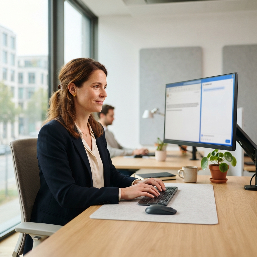 E-Mail-Erstellung mit KI-Unterstützung am Arbeitsplatz