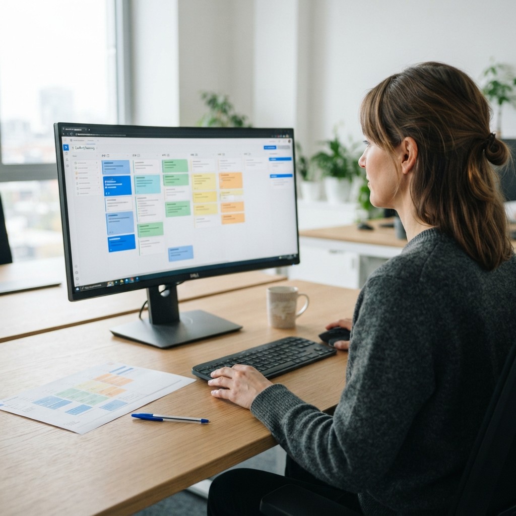 Redaktionsplan wird digital geplant und strukturiert